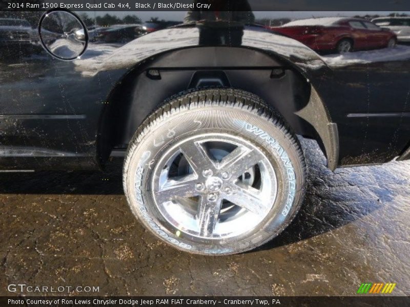 Black / Black/Diesel Gray 2014 Ram 1500 Express Quad Cab 4x4