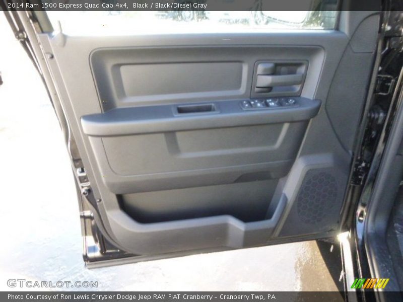 Black / Black/Diesel Gray 2014 Ram 1500 Express Quad Cab 4x4