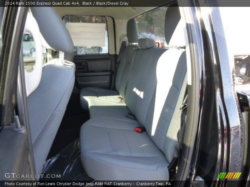 Black / Black/Diesel Gray 2014 Ram 1500 Express Quad Cab 4x4
