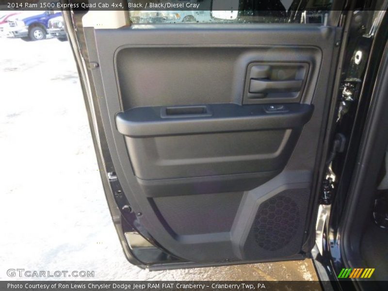 Black / Black/Diesel Gray 2014 Ram 1500 Express Quad Cab 4x4