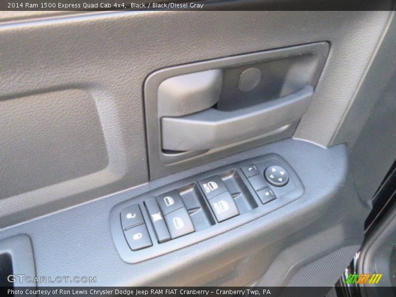 Black / Black/Diesel Gray 2014 Ram 1500 Express Quad Cab 4x4