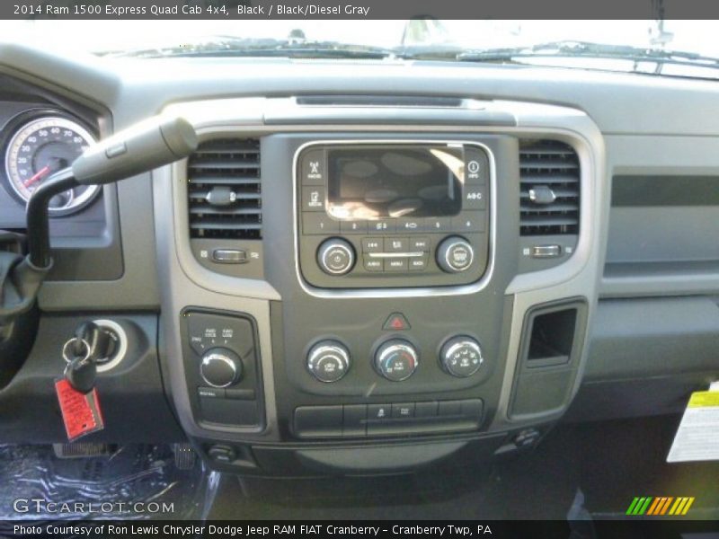 Black / Black/Diesel Gray 2014 Ram 1500 Express Quad Cab 4x4
