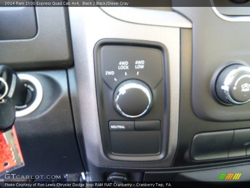 Black / Black/Diesel Gray 2014 Ram 1500 Express Quad Cab 4x4