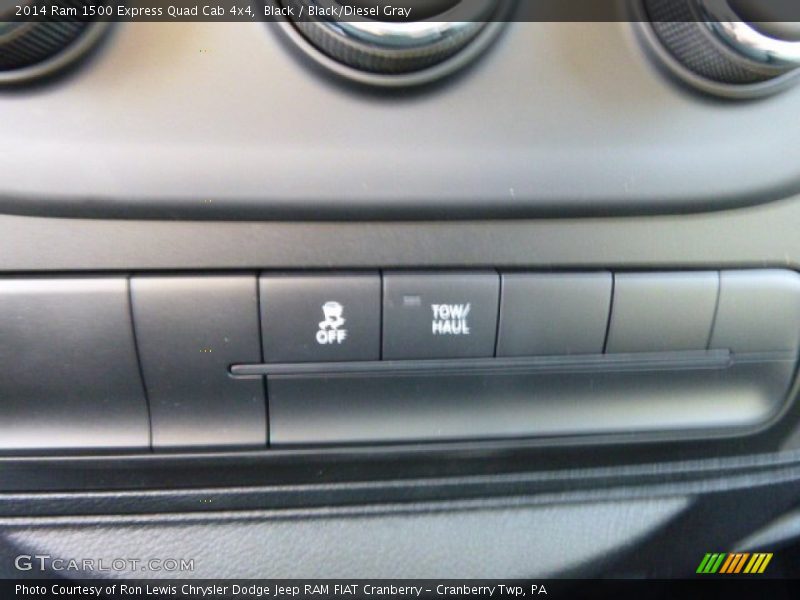 Black / Black/Diesel Gray 2014 Ram 1500 Express Quad Cab 4x4