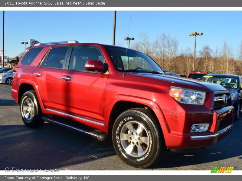 Salsa Red Pearl / Sand Beige 2011 Toyota 4Runner SR5