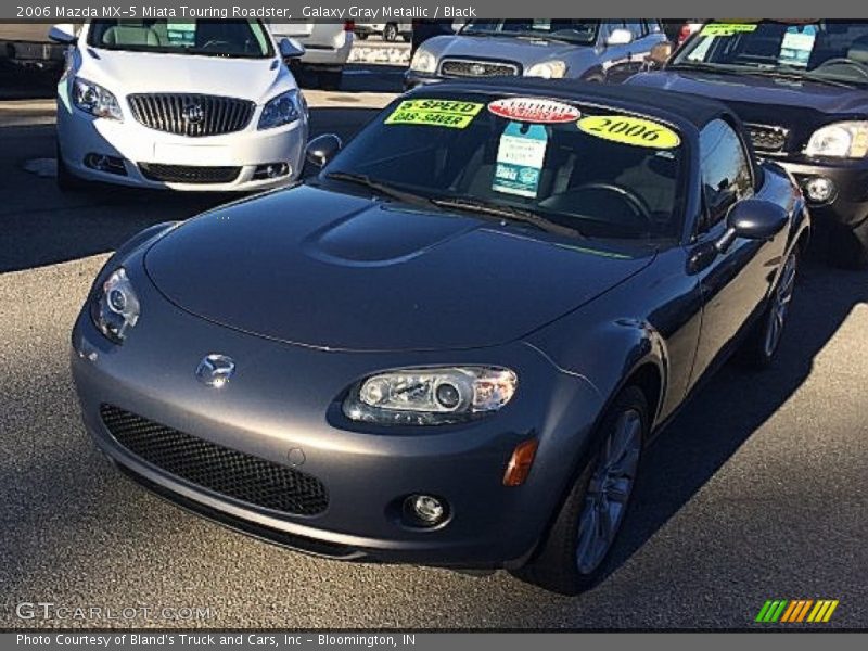 Galaxy Gray Metallic / Black 2006 Mazda MX-5 Miata Touring Roadster