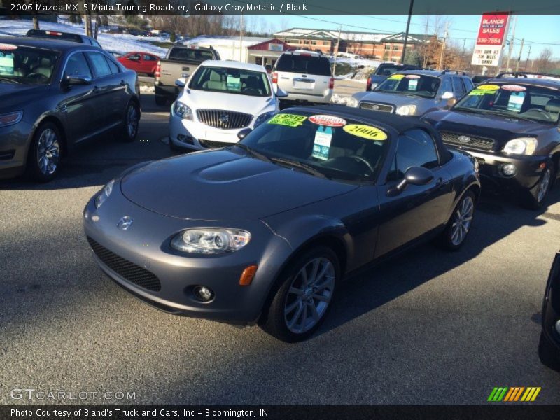 Galaxy Gray Metallic / Black 2006 Mazda MX-5 Miata Touring Roadster