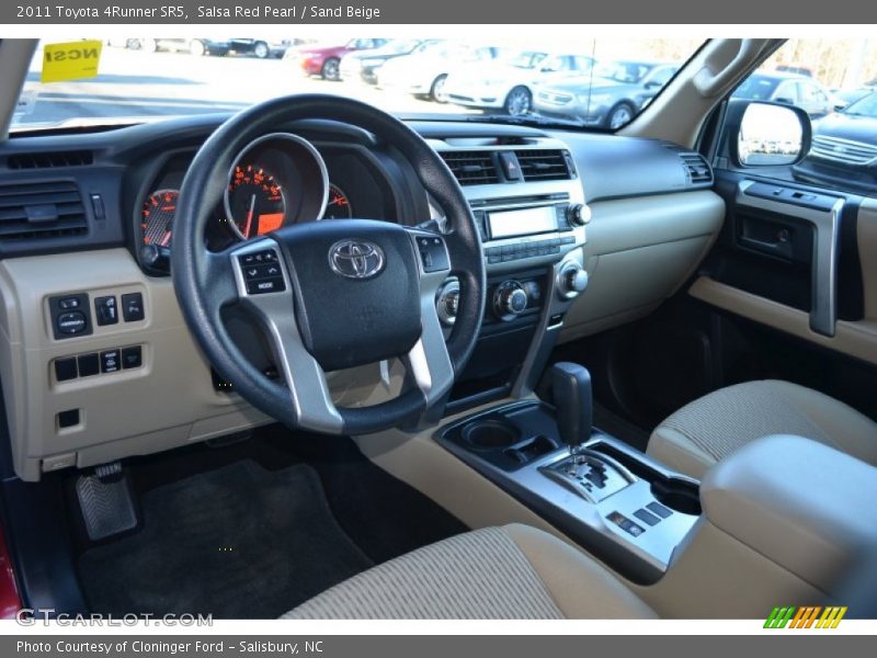 Salsa Red Pearl / Sand Beige 2011 Toyota 4Runner SR5