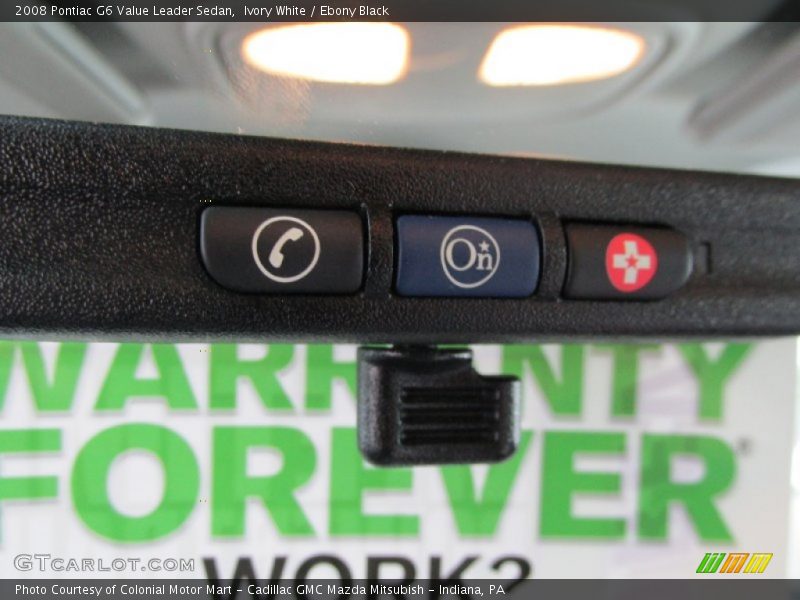 Ivory White / Ebony Black 2008 Pontiac G6 Value Leader Sedan