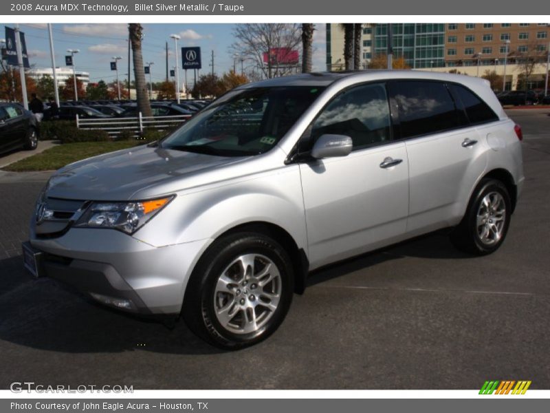 Billet Silver Metallic / Taupe 2008 Acura MDX Technology