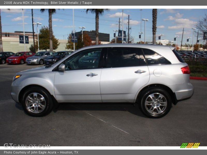 Billet Silver Metallic / Taupe 2008 Acura MDX Technology