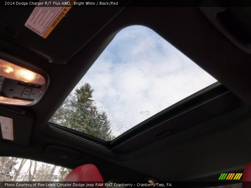 Bright White / Black/Red 2014 Dodge Charger R/T Plus AWD
