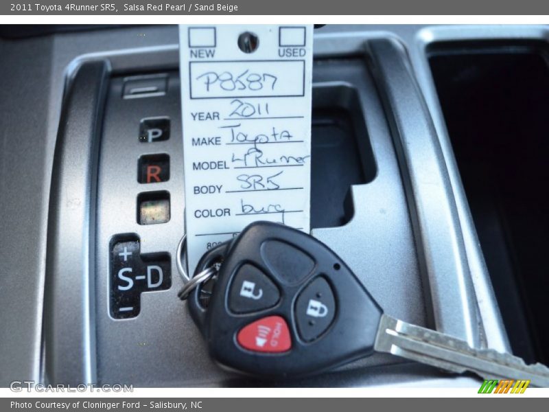 Salsa Red Pearl / Sand Beige 2011 Toyota 4Runner SR5