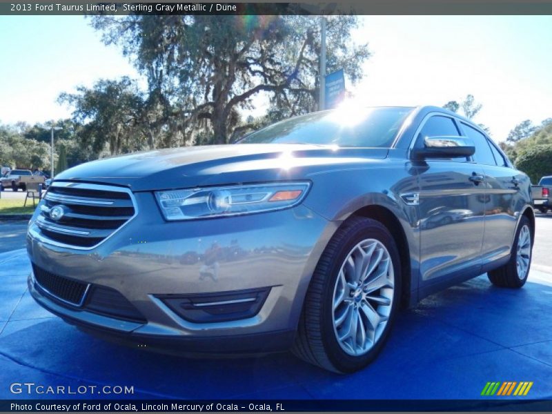 Sterling Gray Metallic / Dune 2013 Ford Taurus Limited