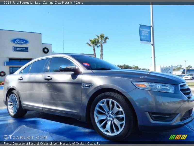 Sterling Gray Metallic / Dune 2013 Ford Taurus Limited