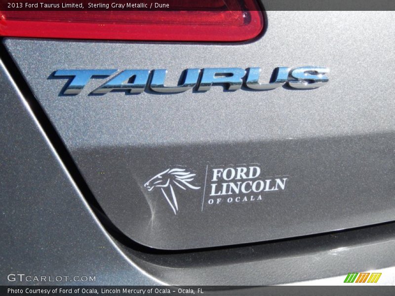 Sterling Gray Metallic / Dune 2013 Ford Taurus Limited