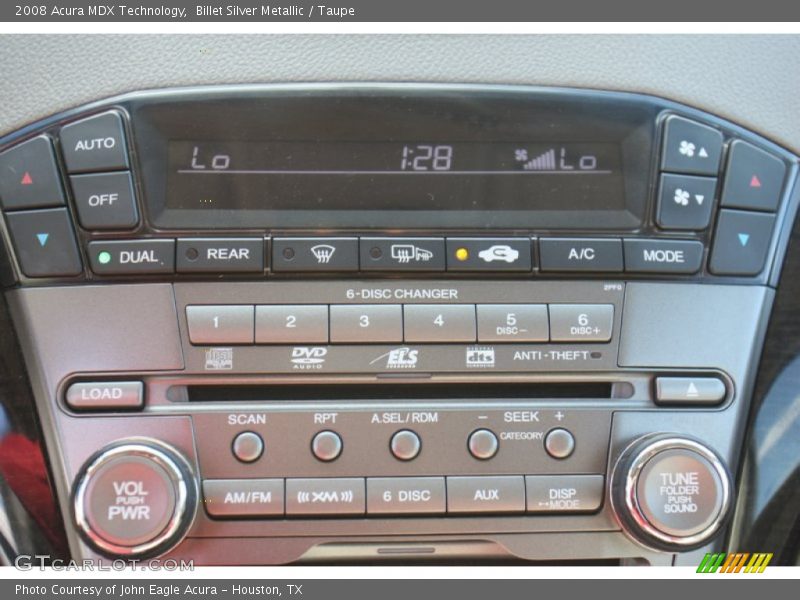 Billet Silver Metallic / Taupe 2008 Acura MDX Technology