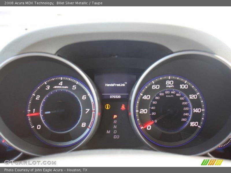 Billet Silver Metallic / Taupe 2008 Acura MDX Technology
