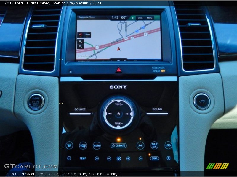 Sterling Gray Metallic / Dune 2013 Ford Taurus Limited