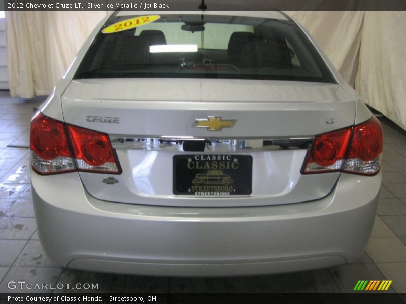 Silver Ice Metallic / Jet Black 2012 Chevrolet Cruze LT