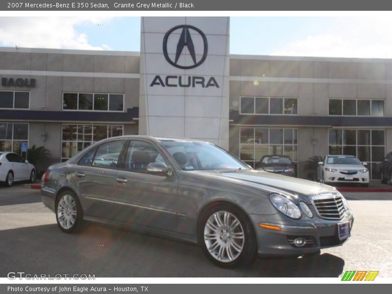 Granite Grey Metallic / Black 2007 Mercedes-Benz E 350 Sedan