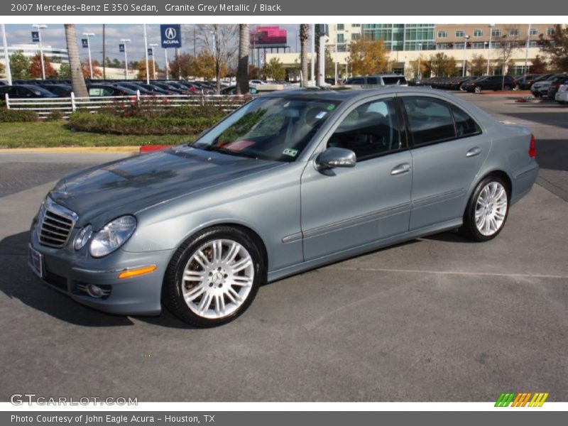 Granite Grey Metallic / Black 2007 Mercedes-Benz E 350 Sedan