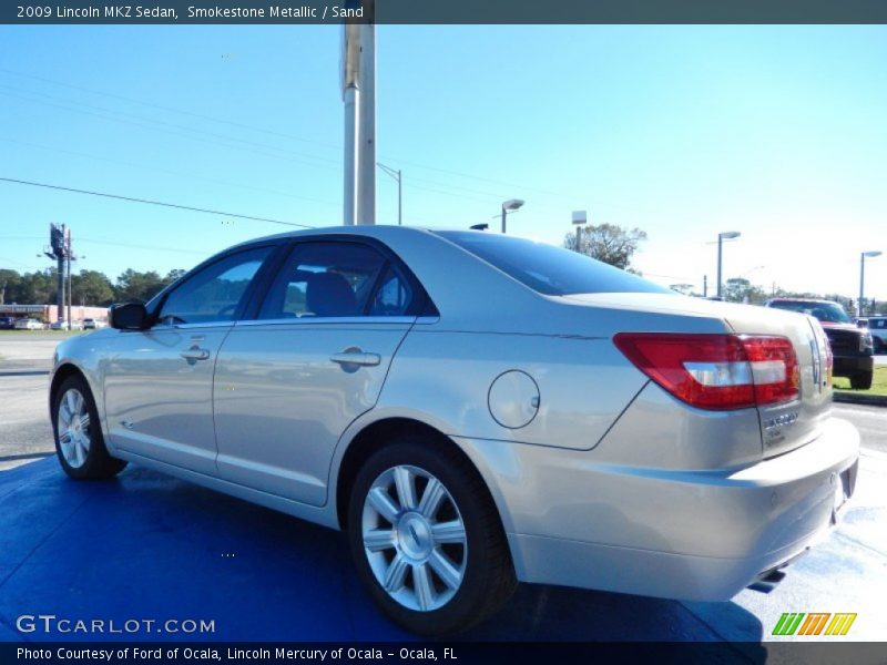 Smokestone Metallic / Sand 2009 Lincoln MKZ Sedan