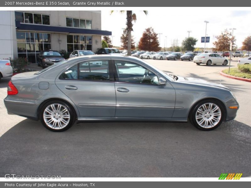Granite Grey Metallic / Black 2007 Mercedes-Benz E 350 Sedan
