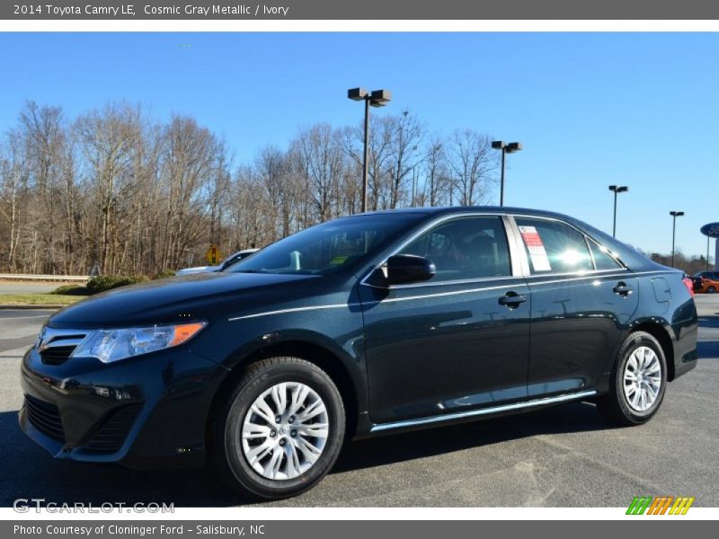 Cosmic Gray Metallic / Ivory 2014 Toyota Camry LE