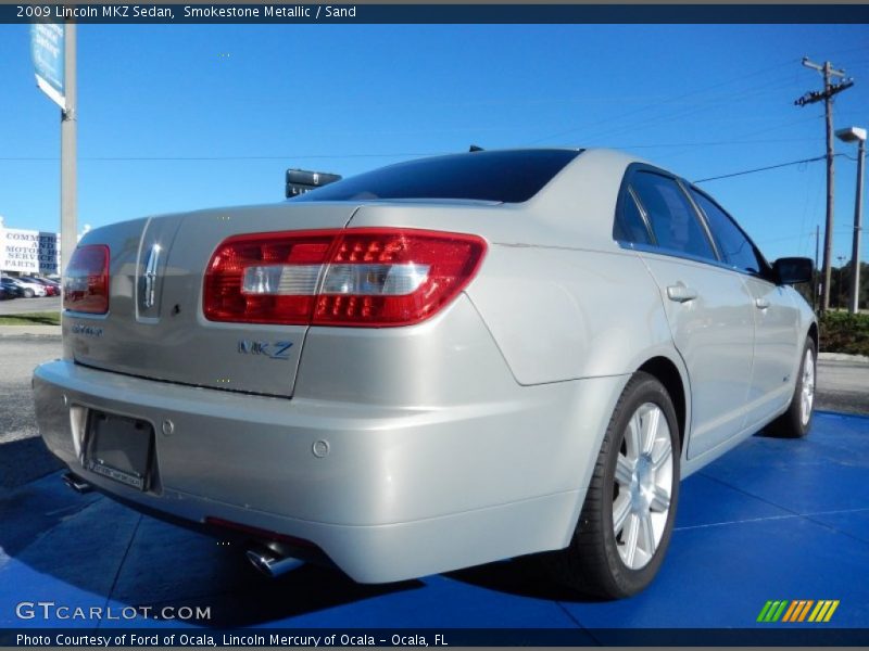 Smokestone Metallic / Sand 2009 Lincoln MKZ Sedan