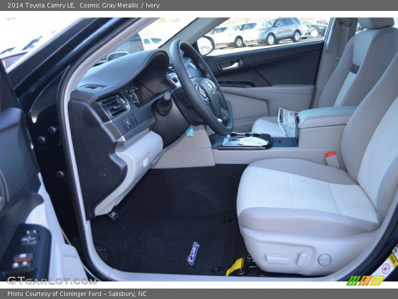 Cosmic Gray Metallic / Ivory 2014 Toyota Camry LE