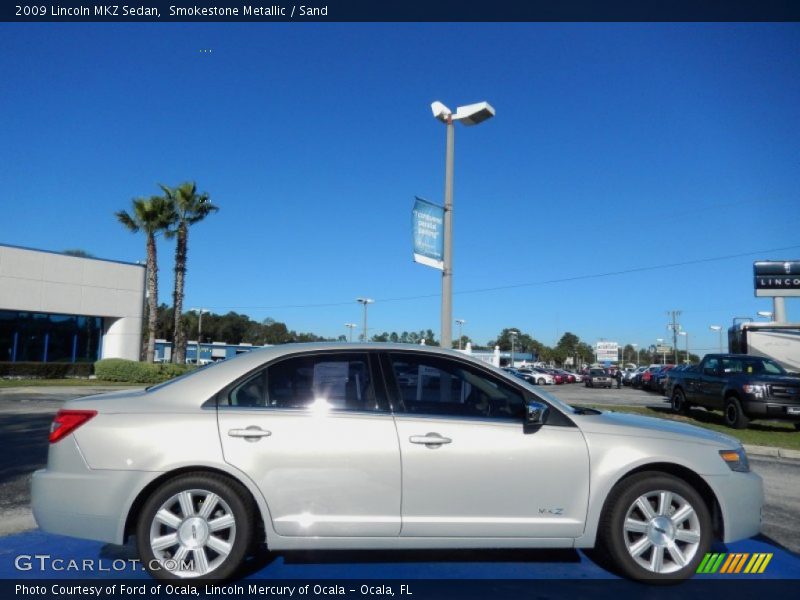 Smokestone Metallic / Sand 2009 Lincoln MKZ Sedan