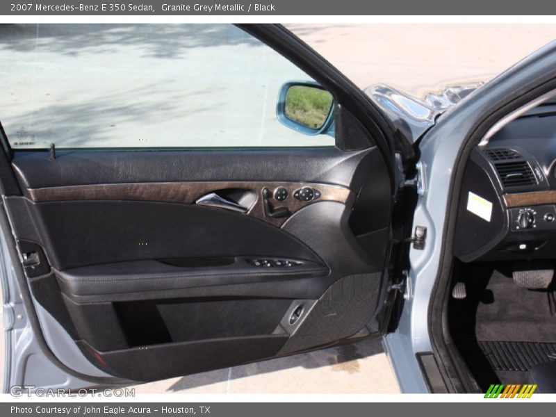 Granite Grey Metallic / Black 2007 Mercedes-Benz E 350 Sedan