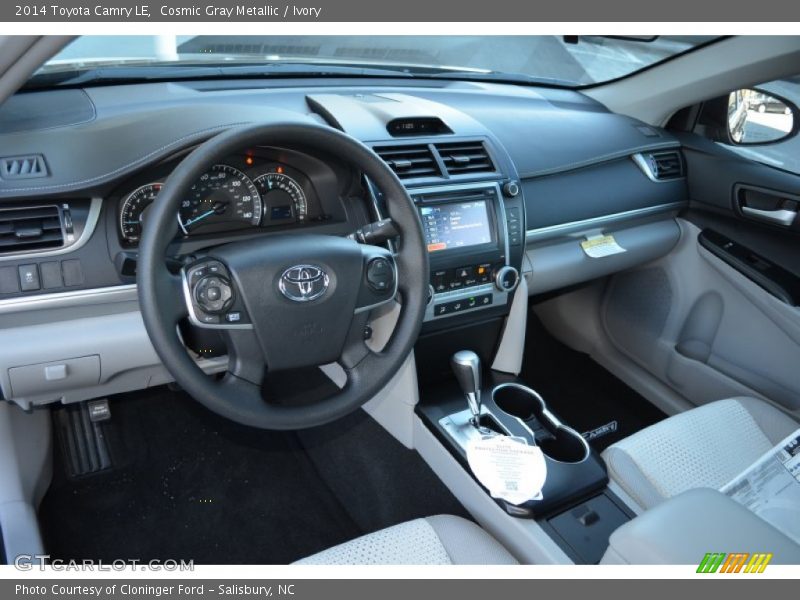 Cosmic Gray Metallic / Ivory 2014 Toyota Camry LE