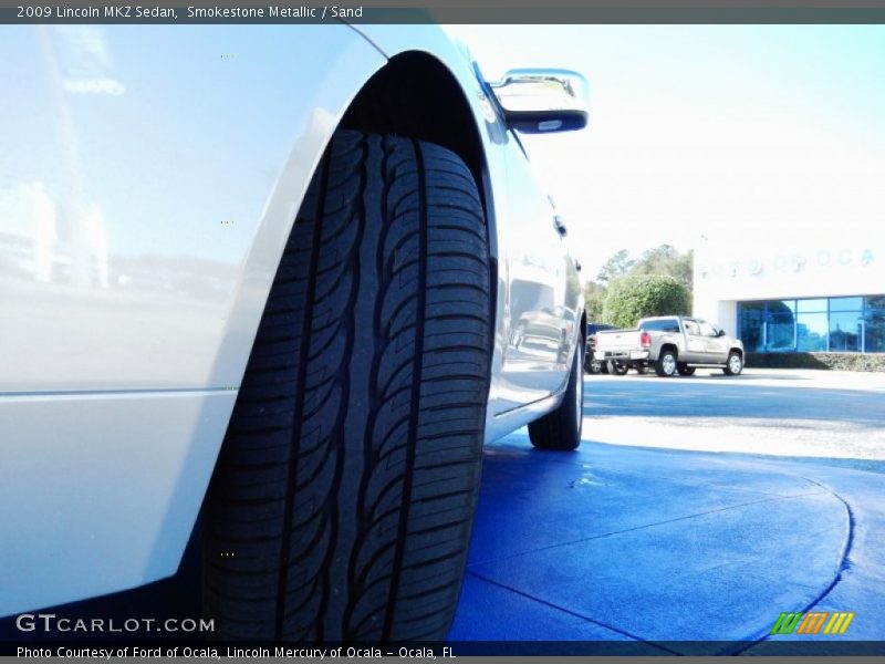 Smokestone Metallic / Sand 2009 Lincoln MKZ Sedan