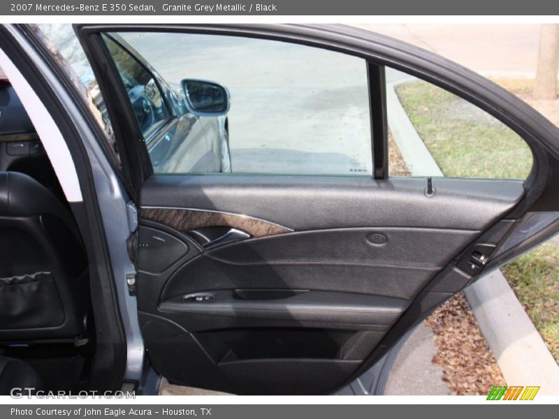 Granite Grey Metallic / Black 2007 Mercedes-Benz E 350 Sedan