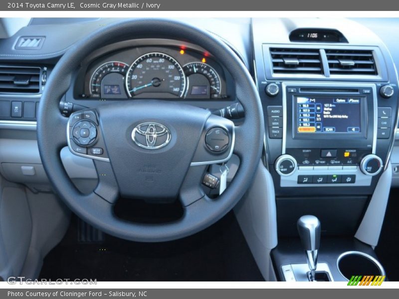 Cosmic Gray Metallic / Ivory 2014 Toyota Camry LE