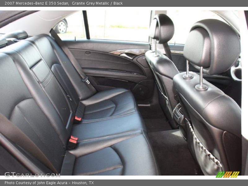 Granite Grey Metallic / Black 2007 Mercedes-Benz E 350 Sedan