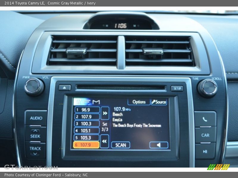 Cosmic Gray Metallic / Ivory 2014 Toyota Camry LE