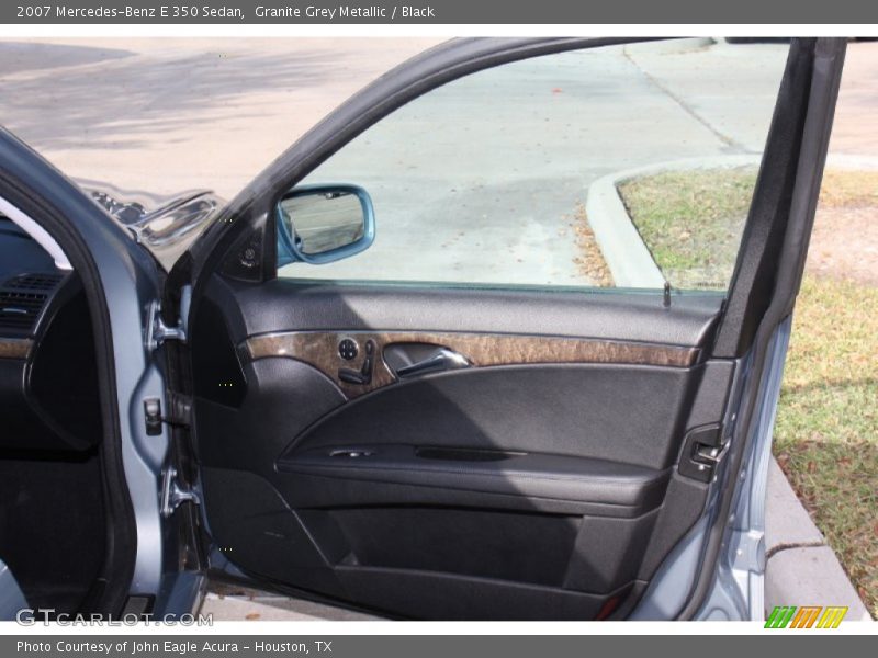 Granite Grey Metallic / Black 2007 Mercedes-Benz E 350 Sedan