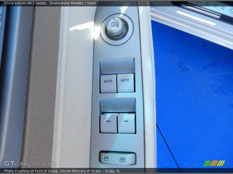 Smokestone Metallic / Sand 2009 Lincoln MKZ Sedan