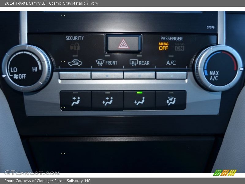 Cosmic Gray Metallic / Ivory 2014 Toyota Camry LE