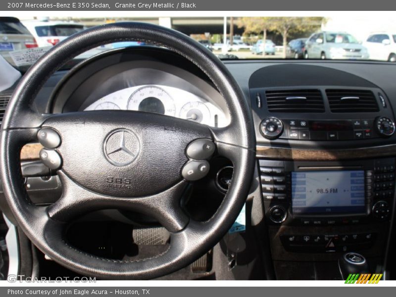 Granite Grey Metallic / Black 2007 Mercedes-Benz E 350 Sedan