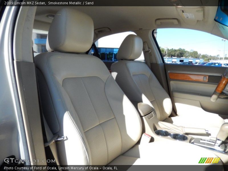 Smokestone Metallic / Sand 2009 Lincoln MKZ Sedan
