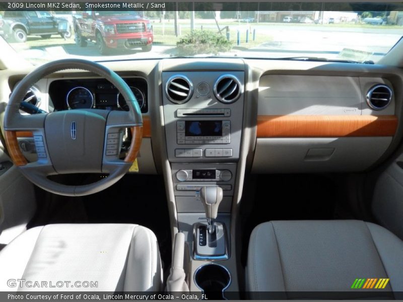 Smokestone Metallic / Sand 2009 Lincoln MKZ Sedan