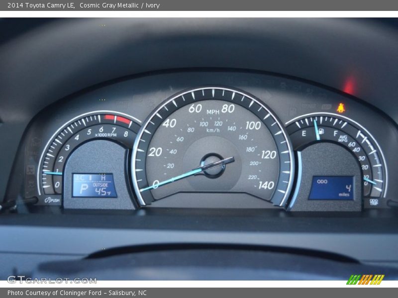 Cosmic Gray Metallic / Ivory 2014 Toyota Camry LE