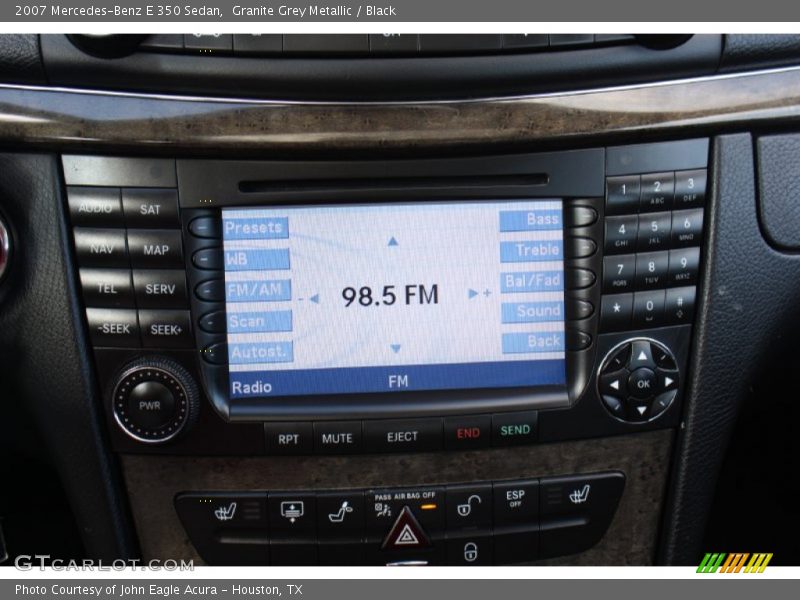 Granite Grey Metallic / Black 2007 Mercedes-Benz E 350 Sedan
