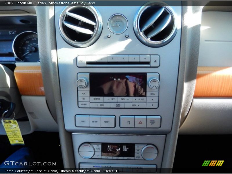 Smokestone Metallic / Sand 2009 Lincoln MKZ Sedan