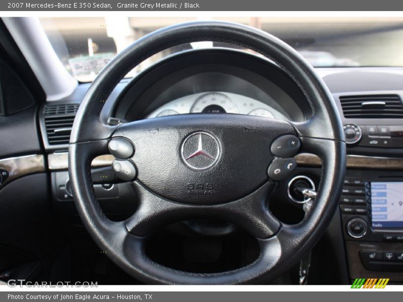 Granite Grey Metallic / Black 2007 Mercedes-Benz E 350 Sedan
