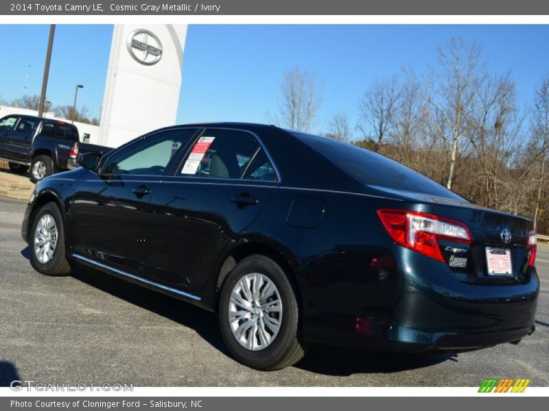 Cosmic Gray Metallic / Ivory 2014 Toyota Camry LE